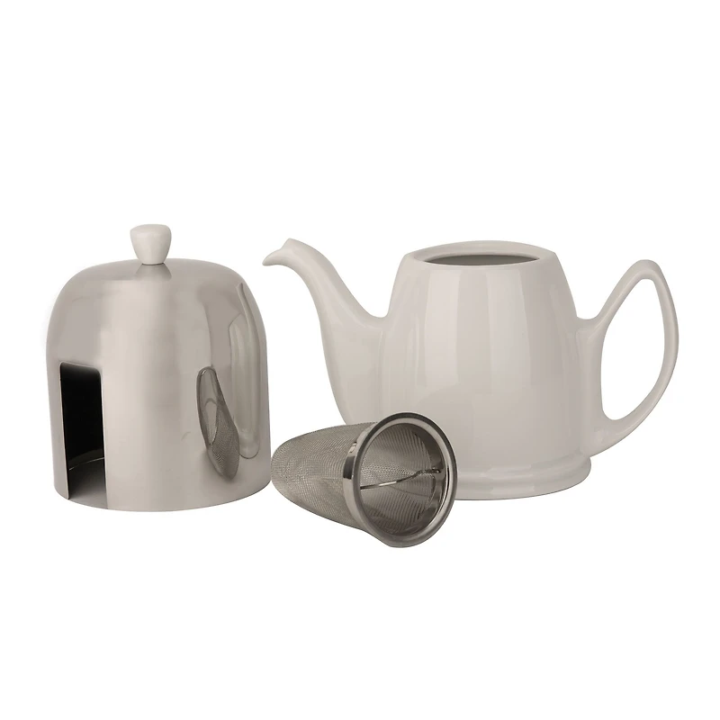Salam Teapot, 8-Cup - White
