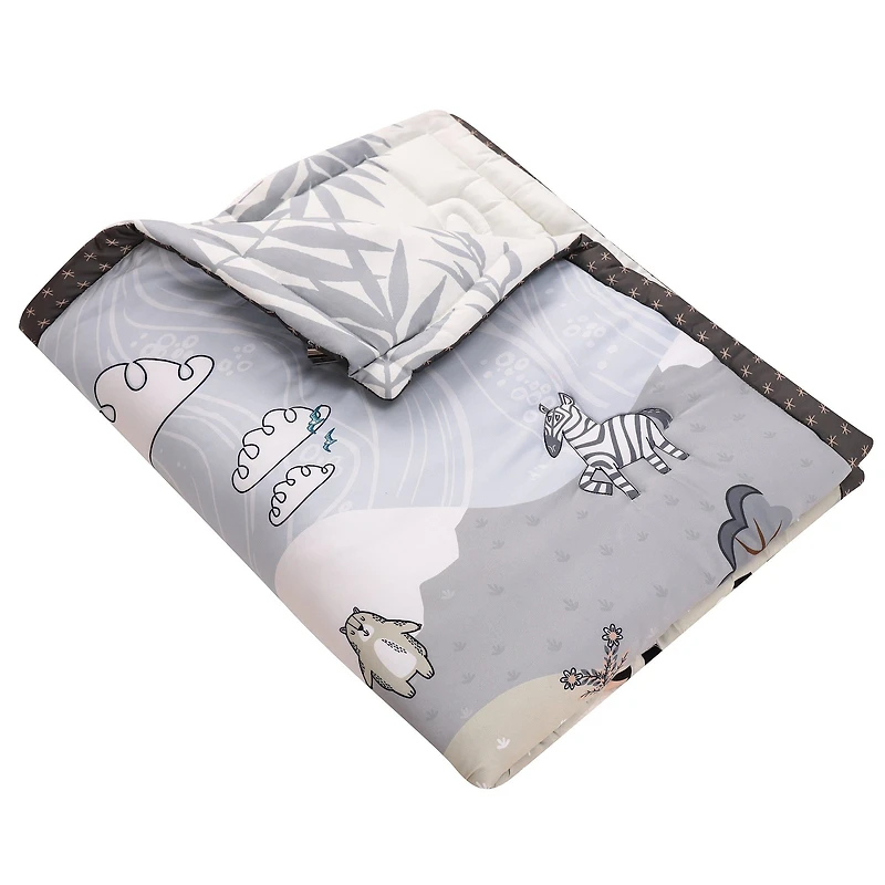 5-Piece Newborn Crib Bedding Set - Jungle