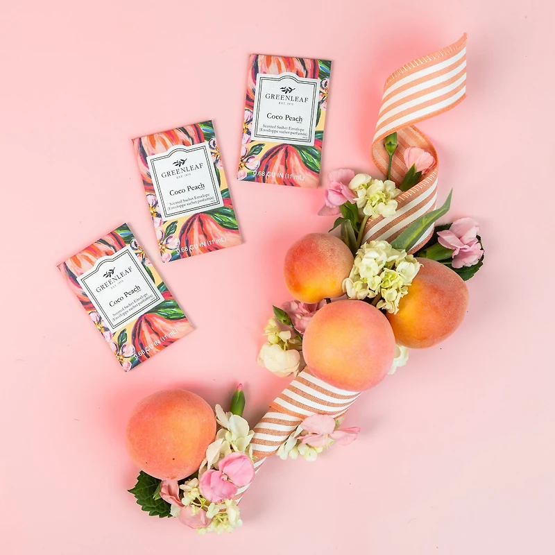 Small Scented Sachet - Coco Peach