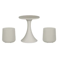 Dalya Table and Stools Bistro Set Grege by South Shore Furniture