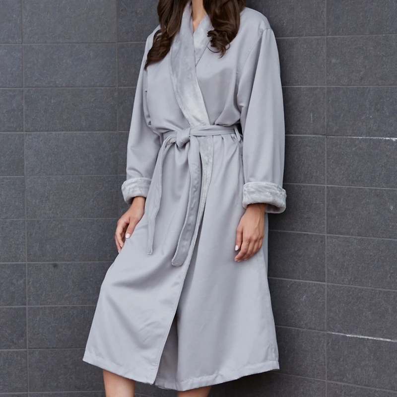 Shimmer Plush Bathrobe