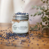 Bougies en pots mason Eucalyptus Lavande - 8 oz