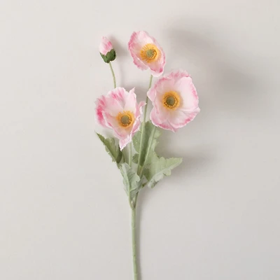 Poppy Stem 6x5x25 - Cream/Pink