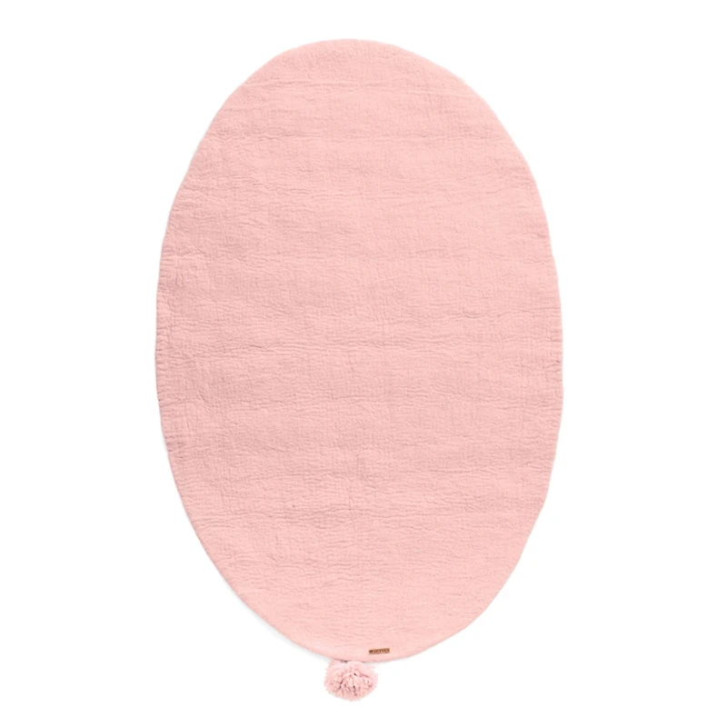 Tapis « Pure » rose 100% laine - 39 po x 35 po