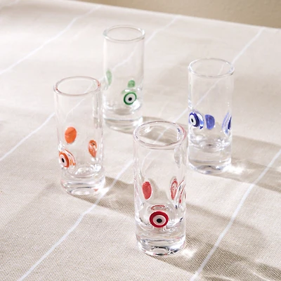 Ensemble de 4 verres à shot, 58 ml - Assortis