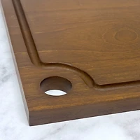 TEAK IT EASY™ Steak Serving Board With Juice Canal