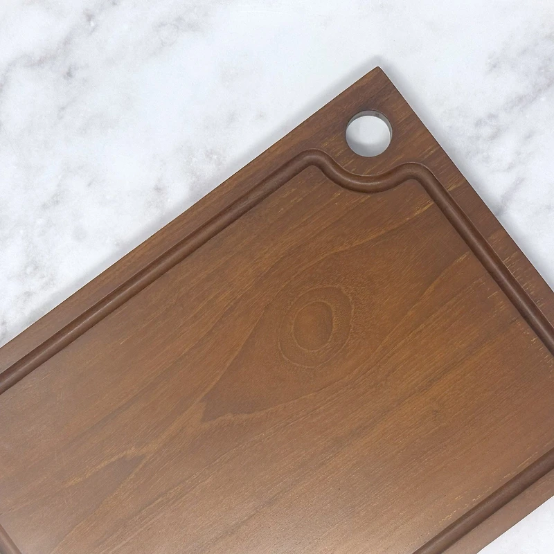 TEAK IT EASY™ Steak Serving Board With Juice Canal