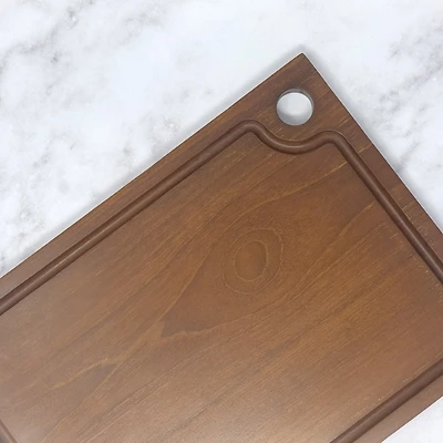 TEAK IT EASY™ Steak Serving Board With Juice Canal