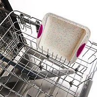 Trudeau Confetti Silicone Square Cake Pan