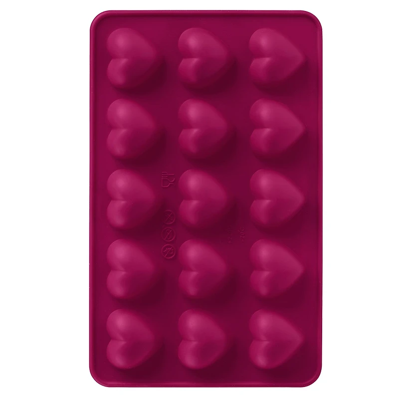 Ensemble de 2 moules en silicone en forme de coeur par Trudeau