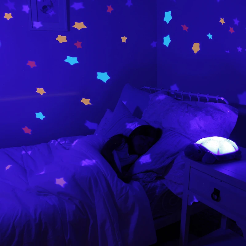 Twinkling Twilight Turtle™ Night Light - Aqua