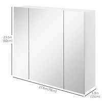 Bathroom Mirror Cabinet Storage Organizer