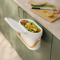 Bellwood Bac à compost  - blanc/naturel