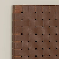 Balka Queen Woven Leather Headboard