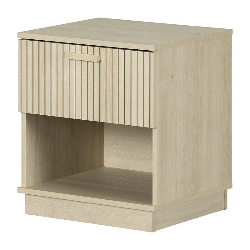 Nico Nightstand Bleached Oak