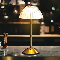 Versailles Portable LED Table Lamp - White
