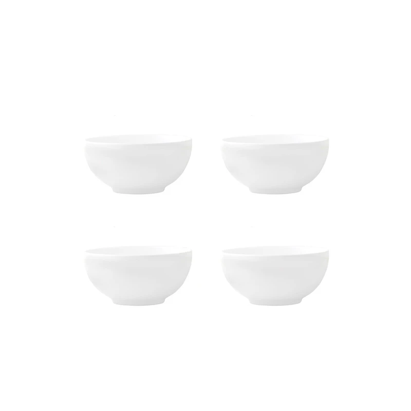 Perfect White Set of 4 Soup Bowls by Vera Wang