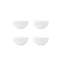 Perfect White Set of 4 Soup Bowls by Vera Wang