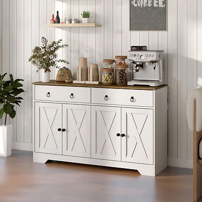 Kitchen Buffet Cabinet with Drawers