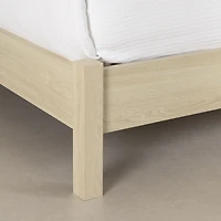 Serene Essential Queen Bed - Bleached Oak