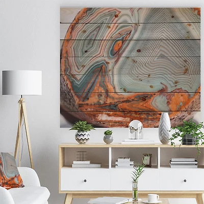 Beautiful Lake Superior Agate Wood Wall Art
