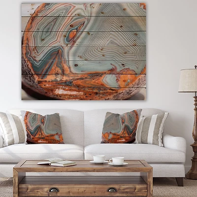 Beautiful Lake Superior Agate Wood Wall Art