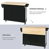 Kitchen Island Cart with Wheels