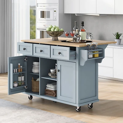 Kitchen Island Cart with Wheels