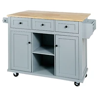 Kitchen Island Cart with Wheels