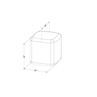Dalya Outdoor Side Table by South Shore Furniture - White