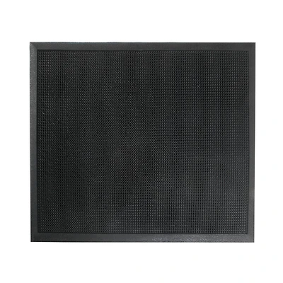 Rubber Pin Heavy Duty Black Floor Mat