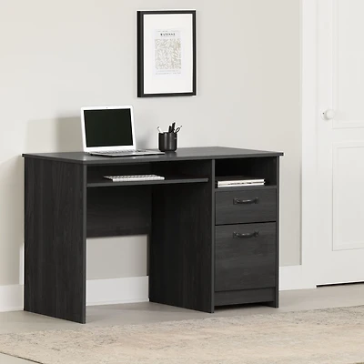 Tassio Computer Desk with Keyboard Tray