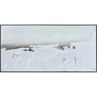 Toile enveloppée « Blanche  »