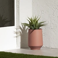 Petit cache-pot Dalya - Orange brûlé