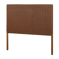 Balka Queen Woven Leather Headboard