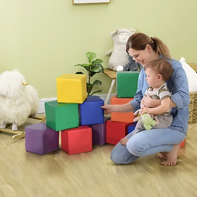 12-Piece Foam Toy Stacking Blocks