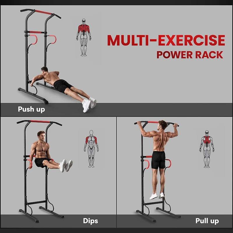 Power Tower Pull-Up & Dip Station