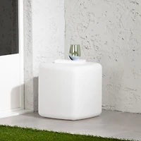 Dalya Outdoor Side Table by South Shore Furniture - White