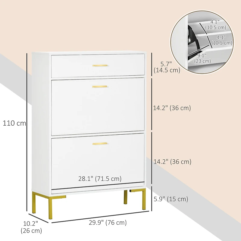 Modern Shoe Cabinet Organizer