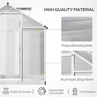 Serre de jardin “walk-in” – 4 pi L x 6,2 pi l x 6,4 pi H