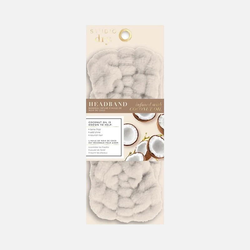 Headband infused with Coconut Oil