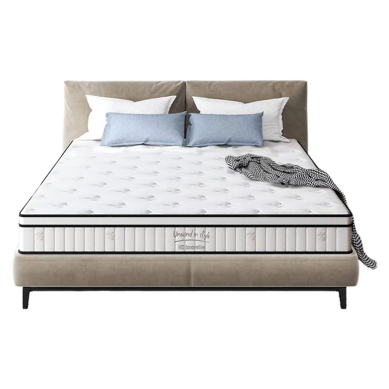 Matelas hybride en mousse mémoire à ressorts ensachés - 8 po