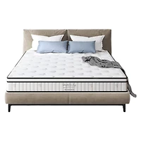 Hybrid Memory Foam Pocket Spring Mattress, 10" - White