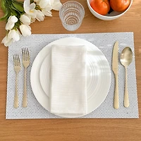 Diamond Faux Leather Placemat