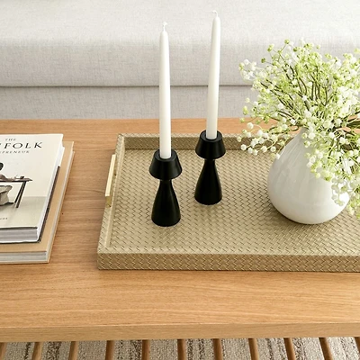 Moda Candle Holder Black - 5.75" 