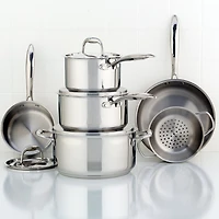 Meyer Accolade Stainless Steel Cookware, Set of 10