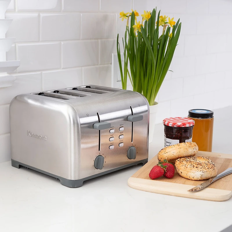 Kenmore Stainless Steel Toaster, 4-Slice