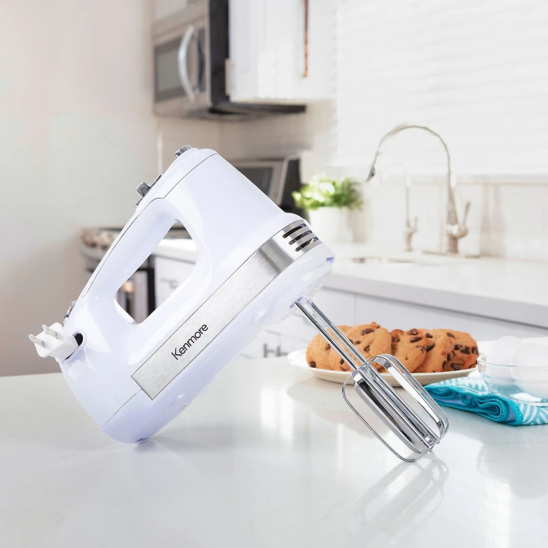 Kenmore 5-Speed Electric Hand Mixer with Storage Case