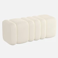 BRAZIE BUBBLE Ottoman - Ivory