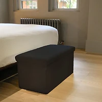 Pouf de rangement 3 en 1